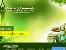 Tablet Screenshot of clubayurveda.com